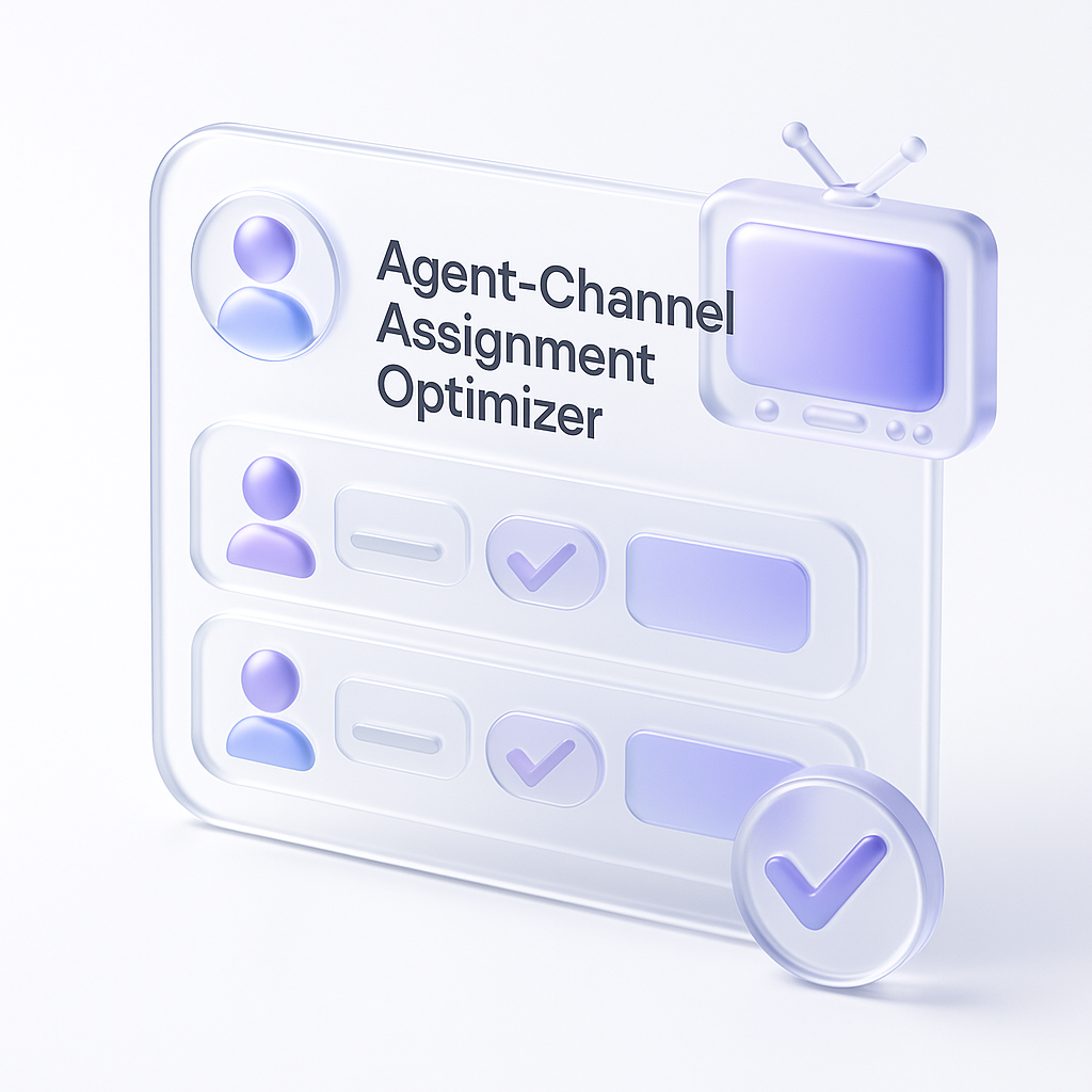 Agent–Channel Assignment Optimizer